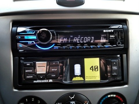 Установка парктроника Multitronics PU-4TC Установка парктроника Multitronics PU-4TC