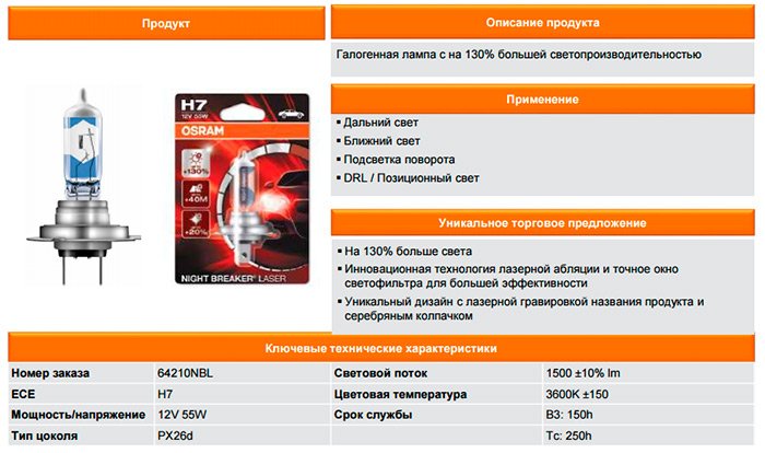 OSRAM NIGHT BREAKER® LASER — новинка к сезону 2016/2017 OSRAM NIGHT BREAKER® LASER — новинка к сезону 2016/2017