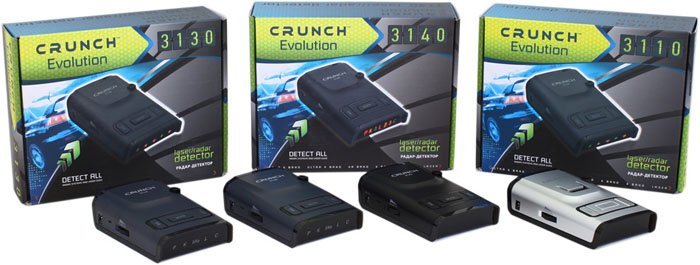 Evolution — новая серия радар-детекторов Crunch Evolution — новая серия радар-детекторов Crunch