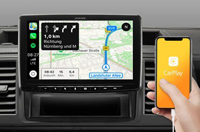 Apple CarPlay navigation system