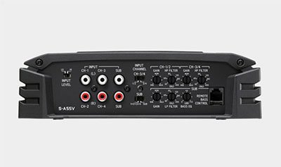 Inputs for connecting bass/tweeters