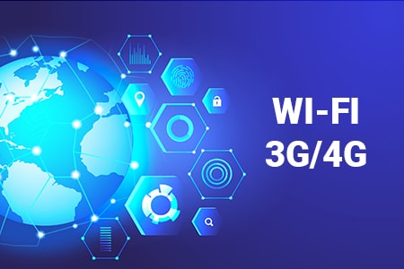 Доступ в интернет через сеть 4G и Wi-Fi