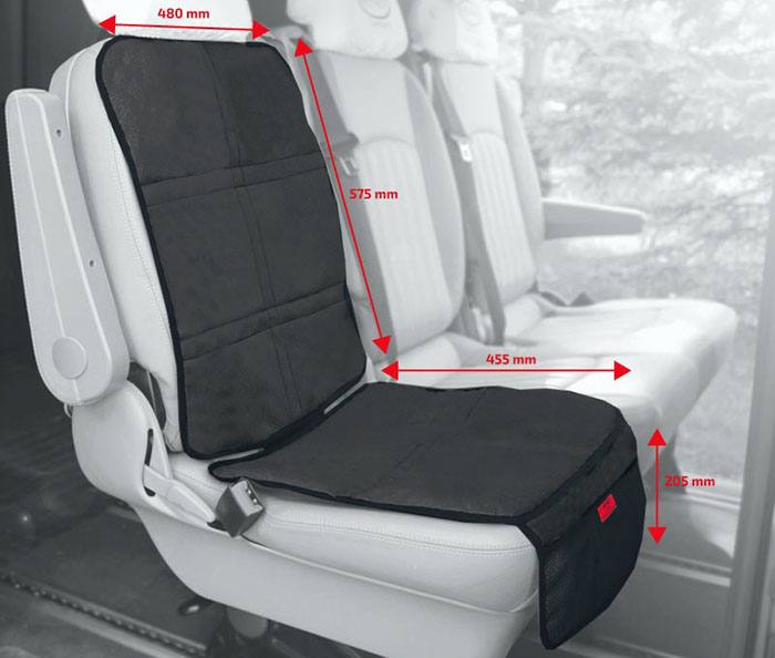 Car seat mat HEYNER SeatProtector Black
