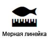 Мерная линейка для рыбы