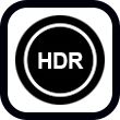 HDR function in the rear camera