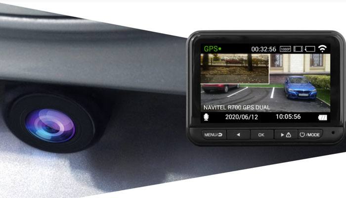 Автомобільний відеореєстратор NAVITEL R700 GPS DUAL