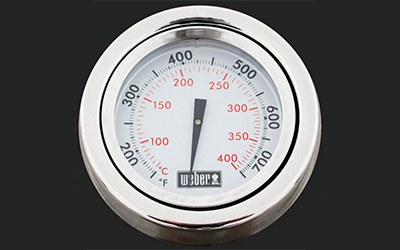 Built-in thermometer