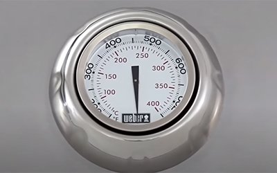 Built-in thermometer