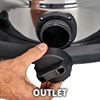 Blower outlet