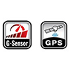 3-осьовий G-сенсор і GPS-приймач