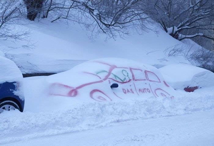 Car in the snow