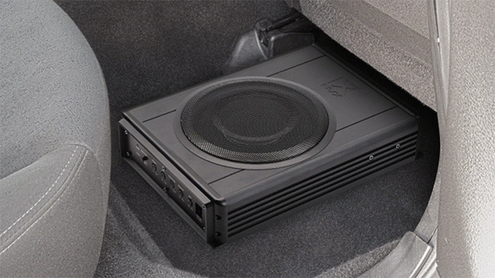 Installing a subwoofer under the seat or in the trunk ―
