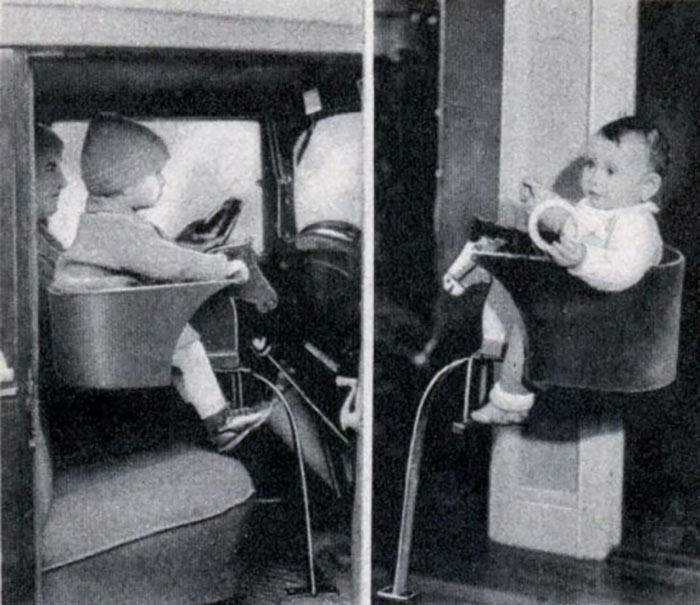The history of the appearance of the child car seat
