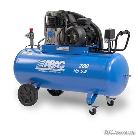 ABAC PRO A49B 200 CT5,5 — belt Drive Compressor with receiver (4116000241)