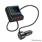 Автомобильное зарядное устройство ACEFAST B11 138W Car Charger Splitter with Digital Display Black AFB11