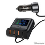 Автомобильное зарядное устройство ACEFAST B11 138W Car Charger Splitter with Digital Display Black AFB11