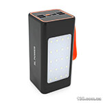 Повербанк ACL PW-90B 30000 mAh, SOLAR, TypeC + Lighting, Black, Box