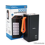 Повербанк ACL PW-90B 30000 mAh, SOLAR, TypeC + Lighting, Black, Box