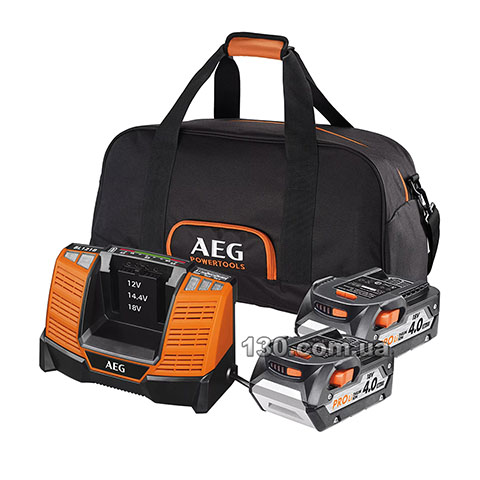 AEG SET LL1840BL — rechargeable set