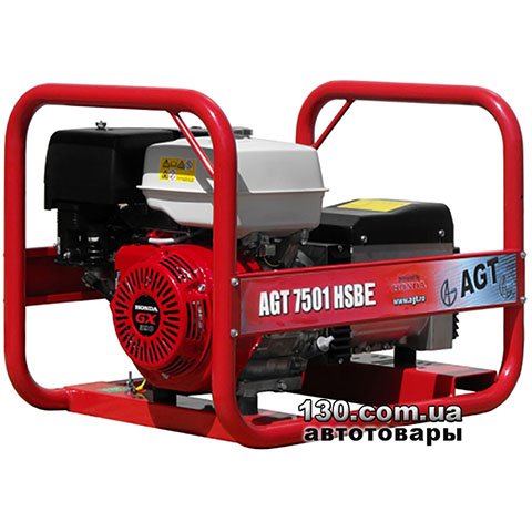 AGT 7501 HSBE — gasoline generator