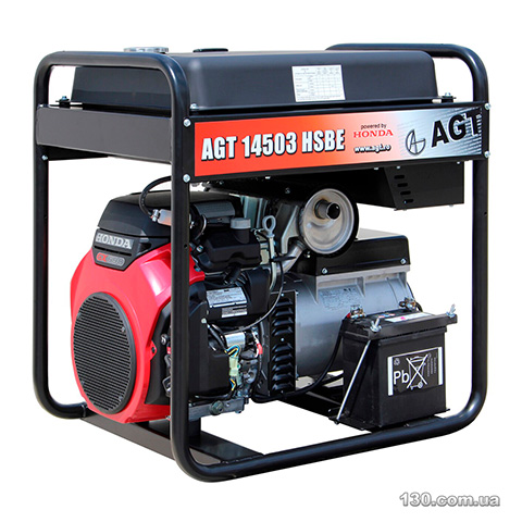 Генератор бензиновый AGT AGT 14503 HSBE R45