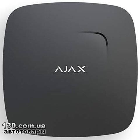 AJAX FireProtect Black — wireless Smoke Detector with Temperature Sensor