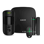 Беспроводная GSM сигнализация для дома / квартиры AJAX StarterKit Cam Black
