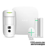 Бездротова GSM сигналізація для дому / квартири AJAX StarterKit Cam Plus White