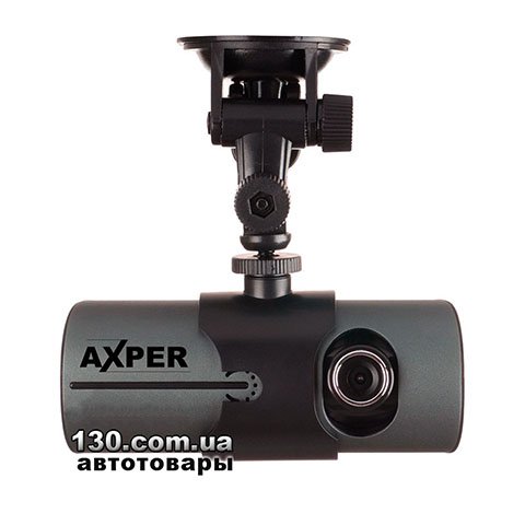 Автомобильный видеорегистратор AXPER Double с дисплеем и салонной камерой