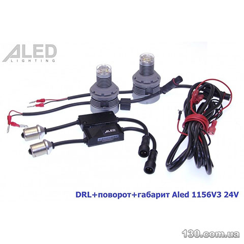 Дневные ходовые огни ALed 1156 (P21W) 24V 1156V3