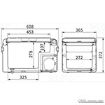 Auto-refrigerator with compressor Alpicool CL30GAP