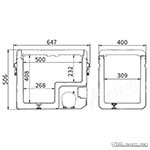Auto-refrigerator with compressor Alpicool TS50LGP