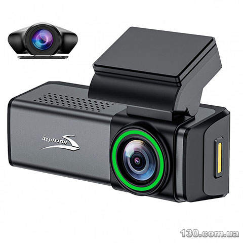 Автомобільний відеореєстратор Aspiring Alibi 10 (AL10QHD25DW) QHD2.5K Dual WiFi