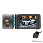 Автомобильный видеорегистратор Aspiring Alibi 9 с WDR, GPS, SPEEDCAM, дисплеем, тремя камерами и магнитным креплением