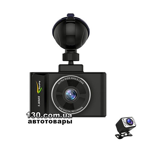 Aspiring Expert 5 — автомобільний відеореєстратор з WiFi, WDR, GPS, дисплеєм та двома камерами