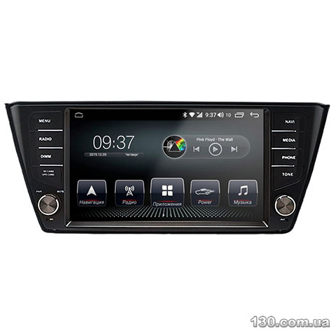 AudioSources T200-820S — штатна магнітола на Android з GPS, Bluetooth, Wi-Fi, 4G, DSP для Skoda