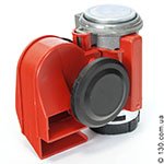 Автомобильный звуковой воздушный сигнал Vitol CA-10350 / Nautilus «Compact» цвет красный