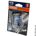 Автомобильная галогеновая лампа OSRAM H3 (64151NBU-01B) Night Breaker Unlimited