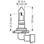 Автомобильная галогеновая лампа OSRAM HB3A (9005XS) Original Spare Part