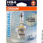 Automotive halogen bulb OSRAM HB4 (9006-01B) Original Spare Part