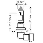 Автомобільна галогенова лампа OSRAM HB4 (9006-FS1) Original Spare Part