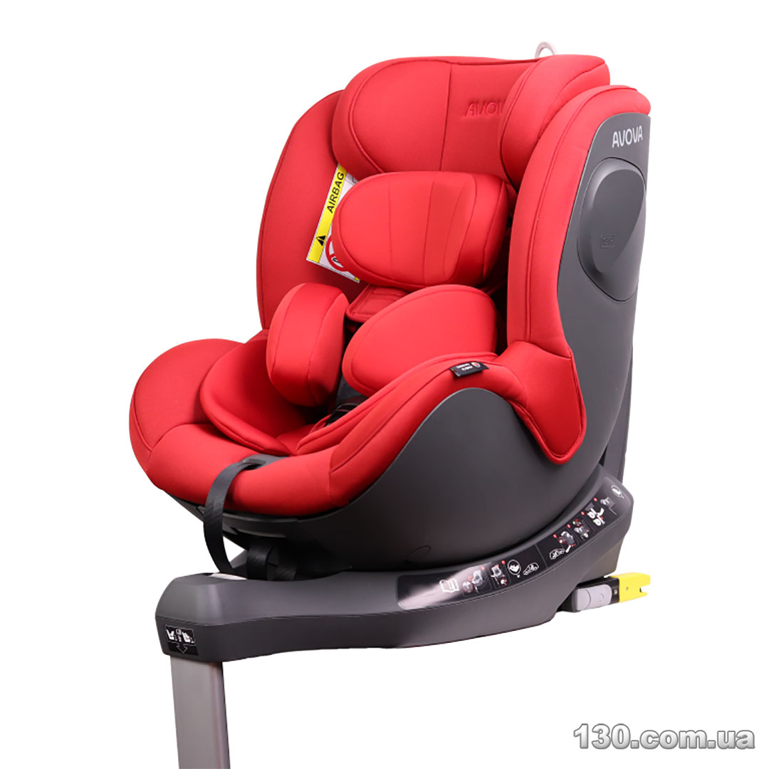 Imitation Watt Heel Avova Sperber-Fix i-Size — Maple Red — baby car seat