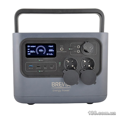 Brevia 40610EP ePower600+ 613Wh 600W LMO — портативная зарядная станция