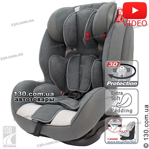 HEYNER Capsula Multi ERGO 3D — baby car seat Koala Grey (786 020)