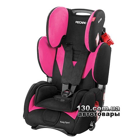 Recaro Young Sport — baby car seat Microfibre Pink