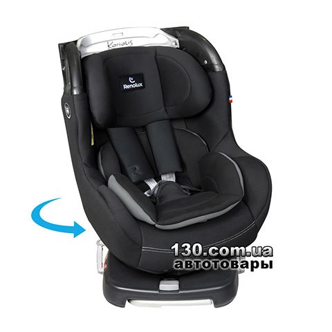 Renolux Koriolis — baby car seat Total Black