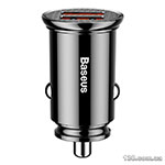 Car charger Baseus Circular Plastic A+A 30W Black CCALL-YD01