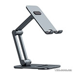 Автомобільний тримач Baseus Desktop Biaxial Foldable Metal Stand (for Phones) Grey LUSZ000013