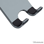 Автомобільний тримач Baseus Desktop Biaxial Foldable Metal Stand (for Phones) Grey LUSZ000013