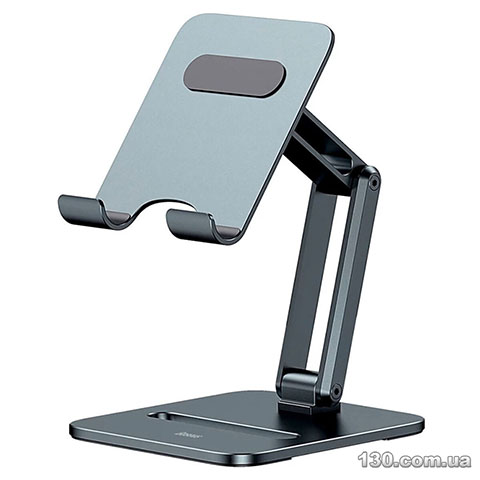 Автомобільний тримач Baseus Desktop Biaxial Foldable Metal Stand (for Tablets) Grey LUSZ000113